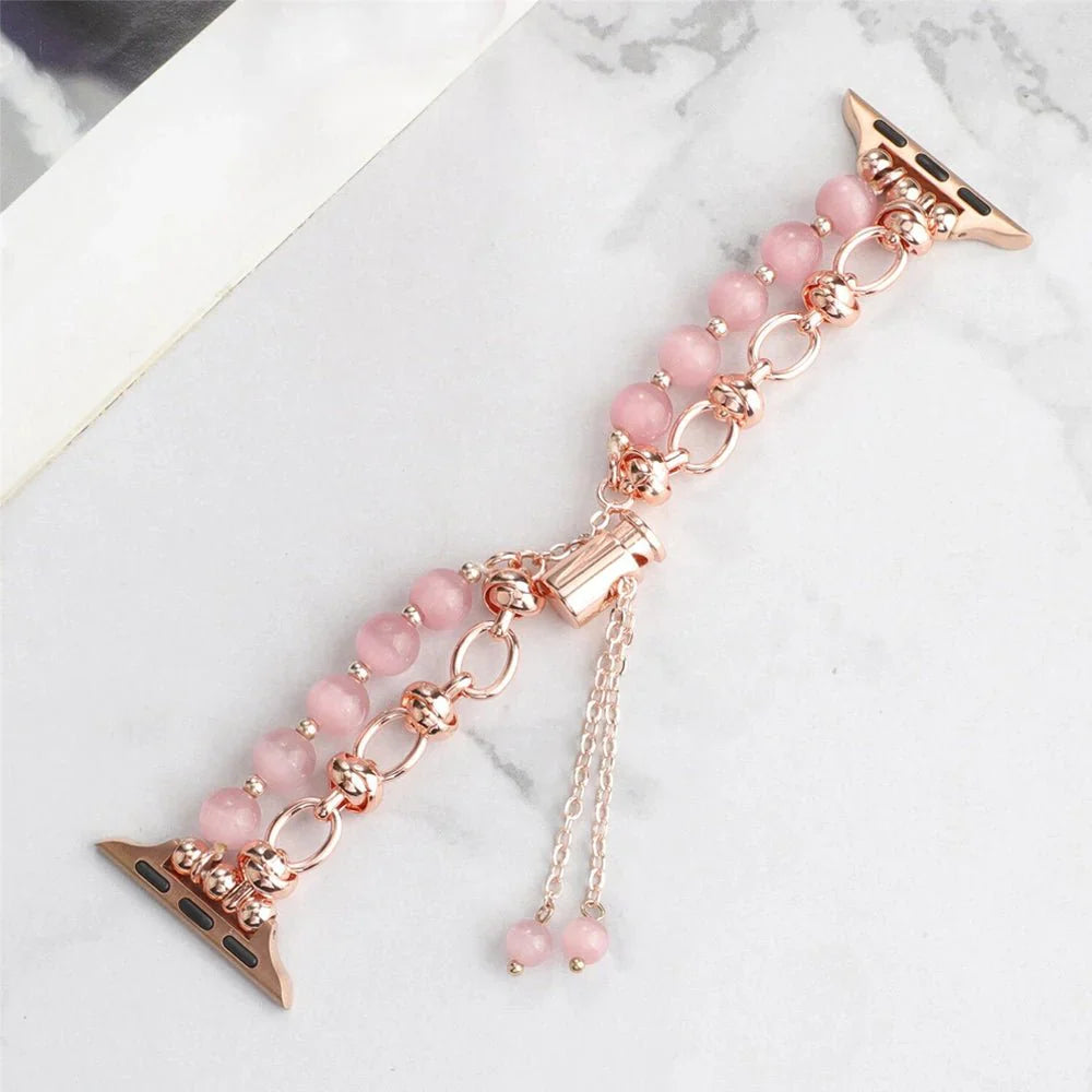 Frendorf | Pearl Essence Apple Watch Armband für Frauen