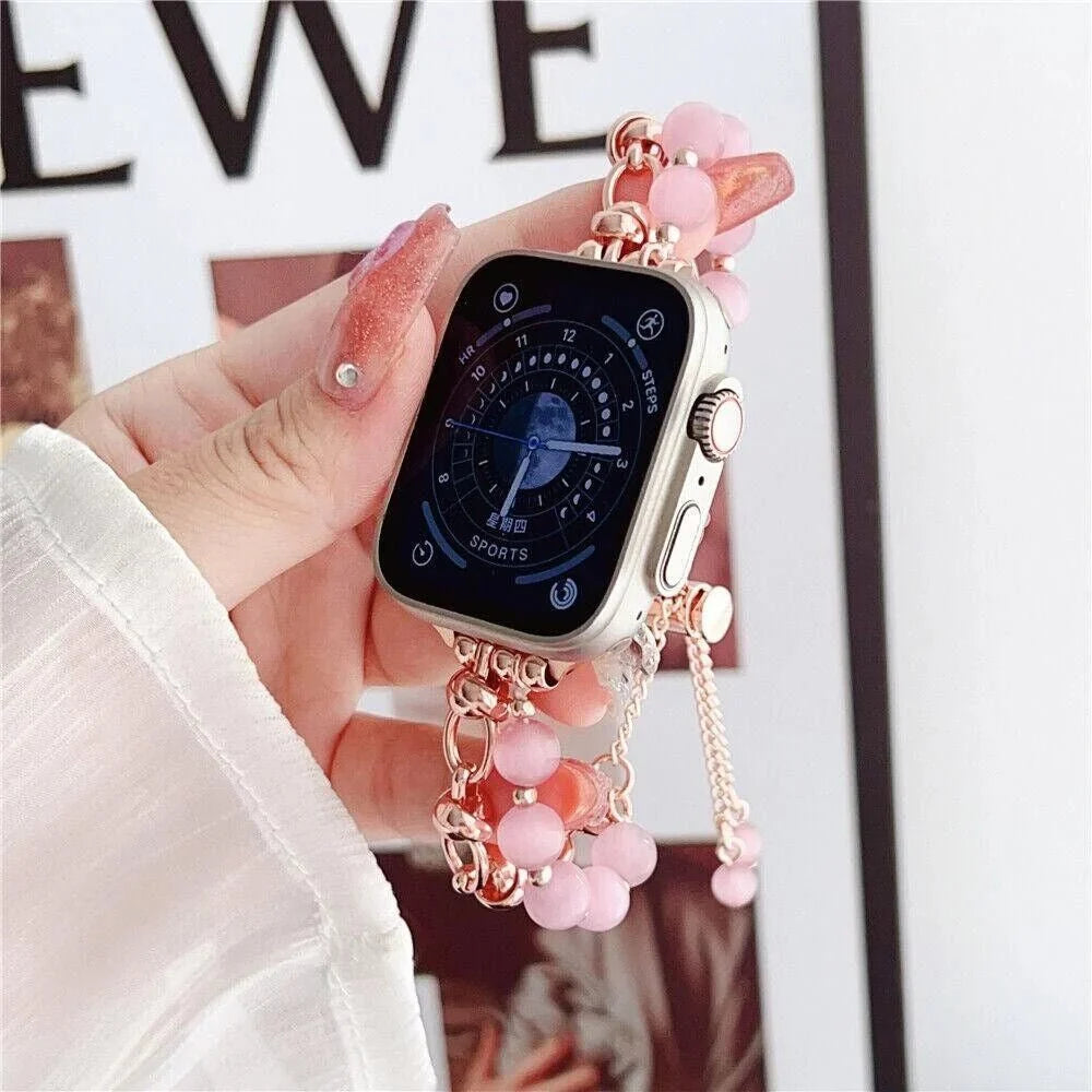 Frendorf | Pearl Essence Apple Watch Armband für Frauen