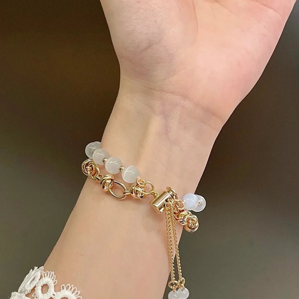 Frendorf | Damen Perlenessenz Armband für Apple Watch
