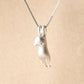 Frendorf | Katze Kette | 925 Silber Halskette mit Katzenanhänger