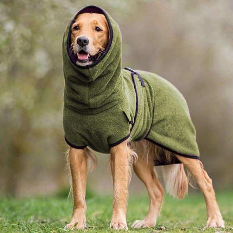 Frendorf | CozyPaws - Fleece-Hundejacke mit Kapuze für Wärme und Komfort