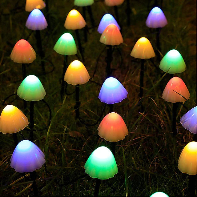 Lichterkette Pilz - Solar LED Lichterkette