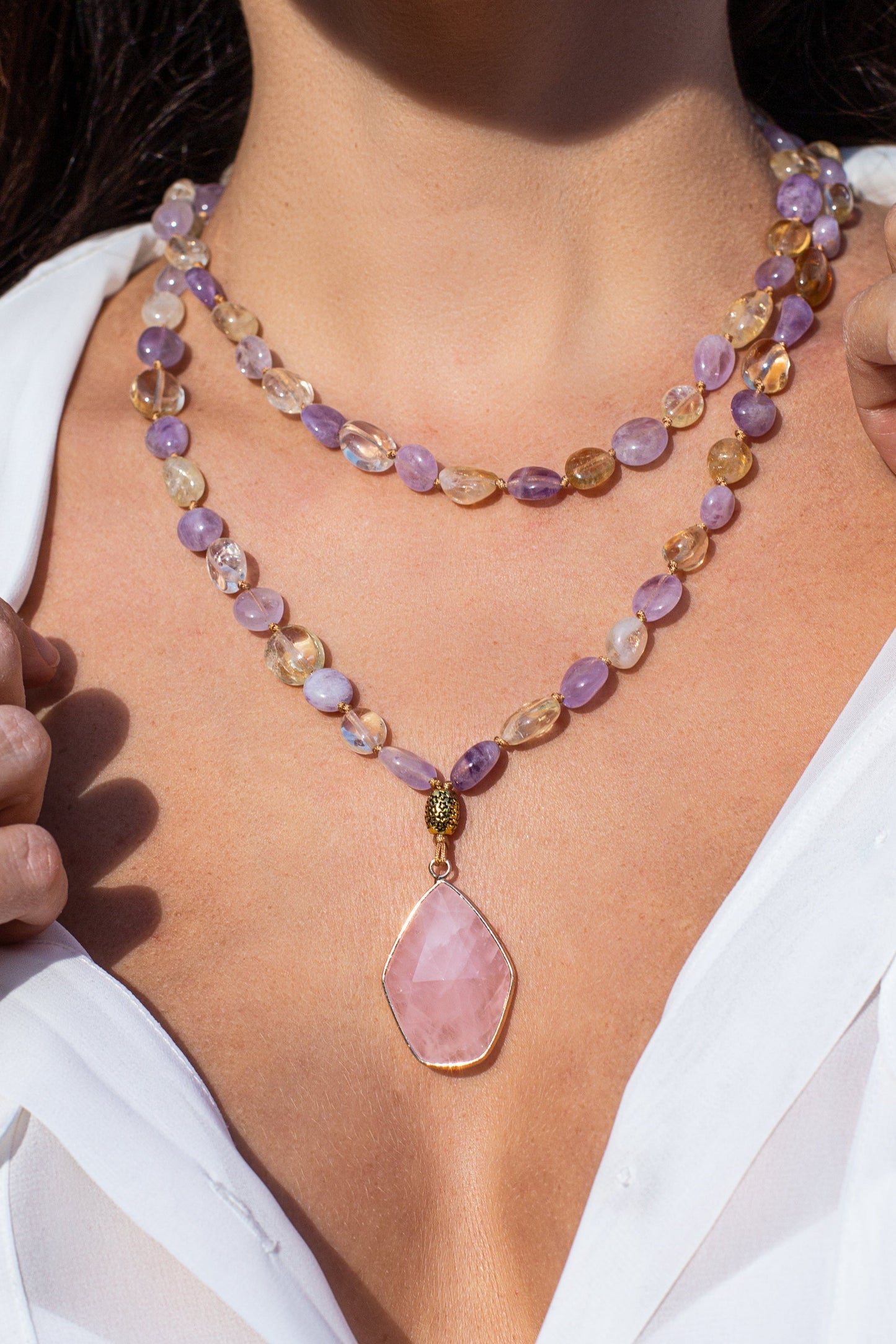 Frendorf | Mala Kette mit Beruhigender Energie – Seraphina