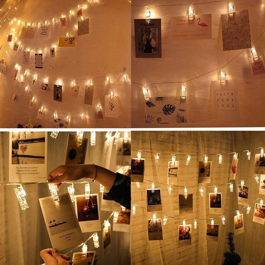Foto Clips LED Fairy String Lights für Bilder