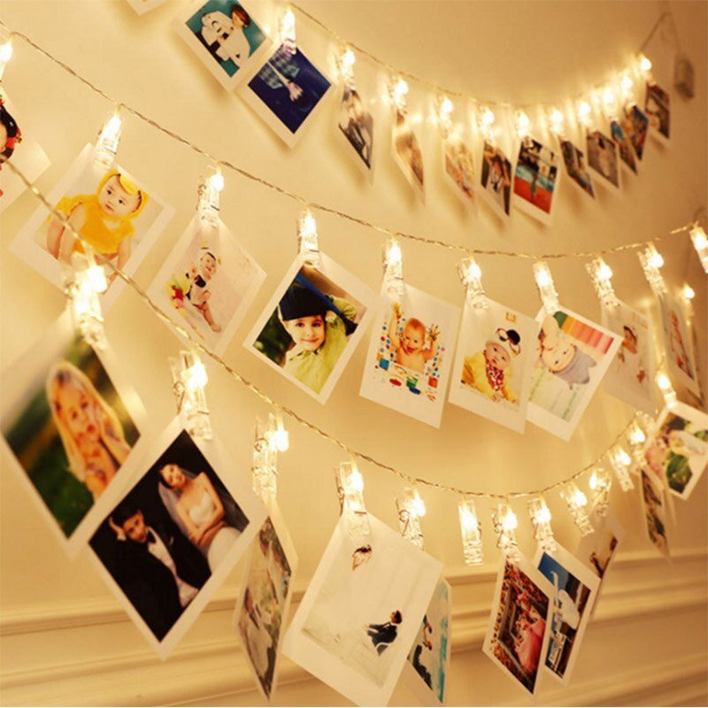 Foto Clips LED Fairy String Lights für Bilder
