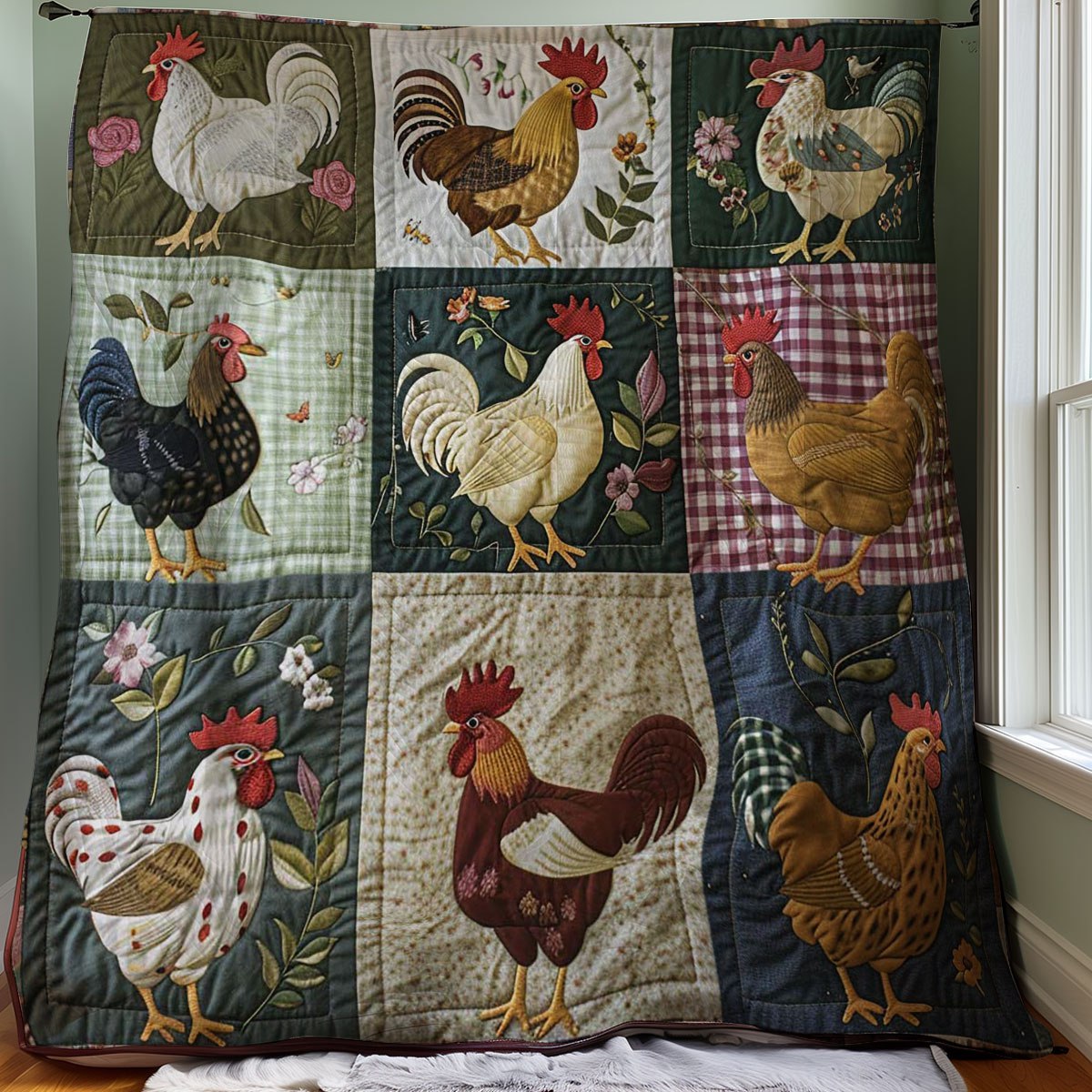 Hühnchen Quilt
