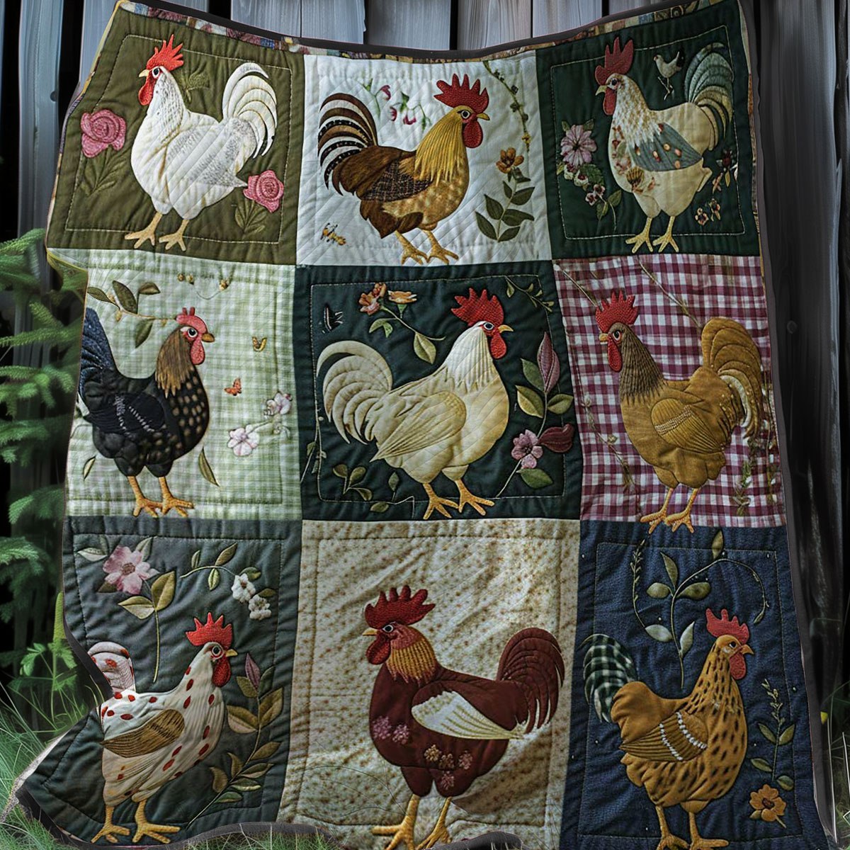 Hühnchen Quilt