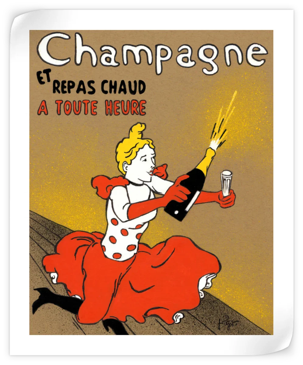 Frendorf | Hommage an Lautrec Wandkunst
