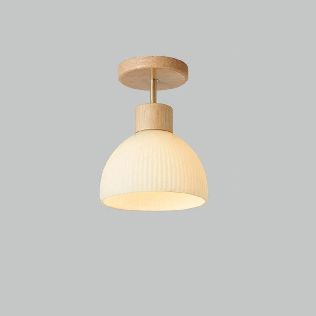 Frendorf | LumiTræ Moderne LED Deckenlampe – Natürliche Eleganz und Gemütliche Beleuchtung