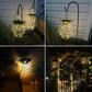 Solar-LED-Gartenleuchte in Ananasform