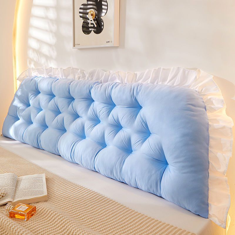 Pink Tatami Kissen Kopfteil - Bett Schlafen Nacken Körperkissen, Große Rückenstütze Kissen für Schlafzimmer Dekor