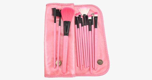 Frendorf | 12-teiliger Pink Glory Pinsel Set