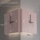 Frendorf | Doppelseitige beleuchtete Eck-Silent-Wanduhr