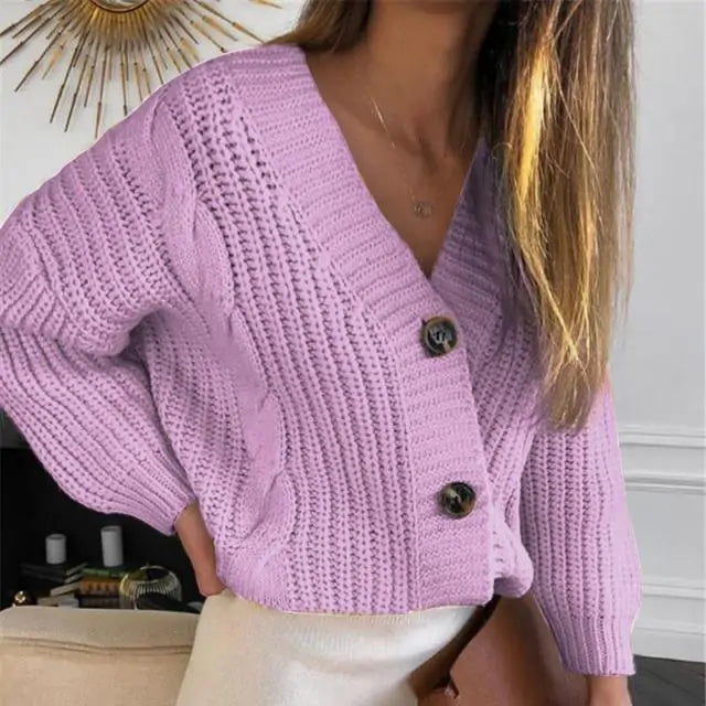 Frendorf | Strickjacke mit V-Ausschnitt für Damen