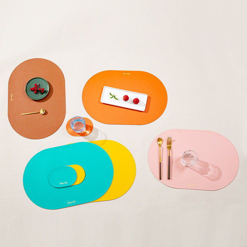 Frendorf | Tischset für Esstisch Wasserdicht Rutschfeste Platzmatte Set