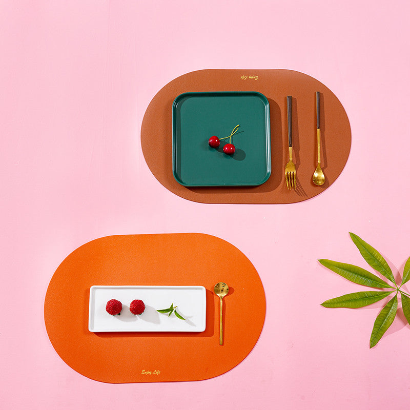 Frendorf | Tischset für Esstisch Wasserdicht Rutschfeste Platzmatte Set