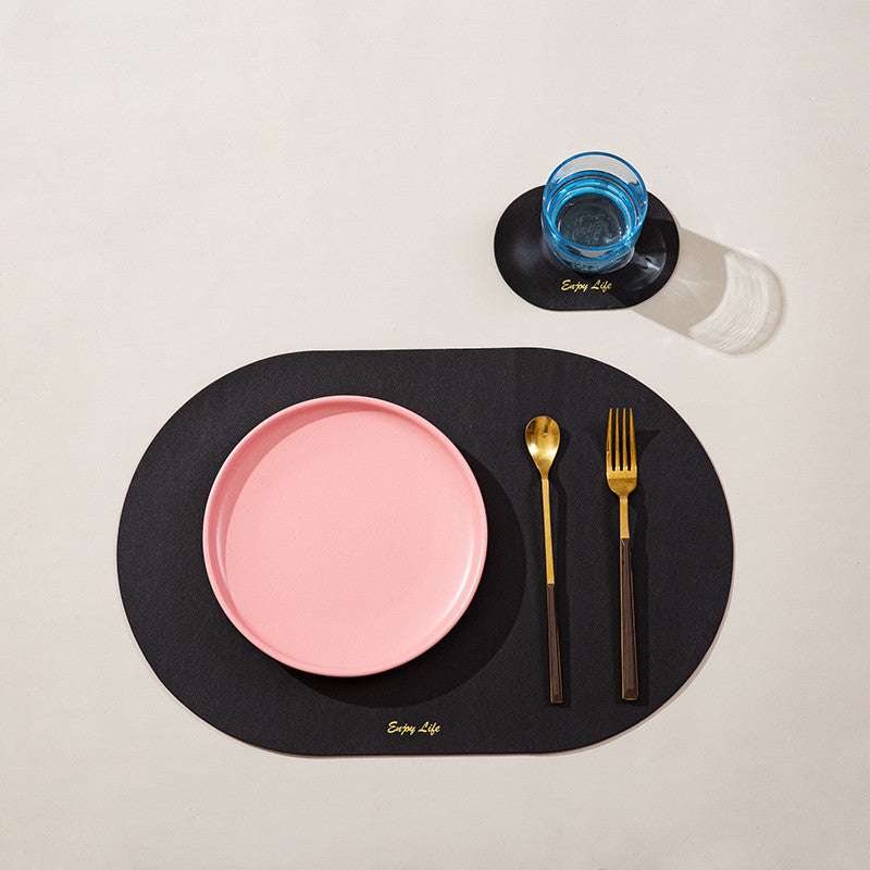 Frendorf | Tischset für Esstisch Wasserdicht Rutschfeste Platzmatte Set