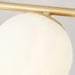 Frendorf | Stehlampe aus Glas, goldene Eleganz für Ihr warmes Interieur