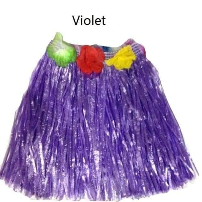 5PCS/Set Plastikfasern Frauen Grasröcke Hula-Rock Hawaiian Kostüme 30CM/40CM/60CM Damen Ankleiden Festliche & Partybedarf