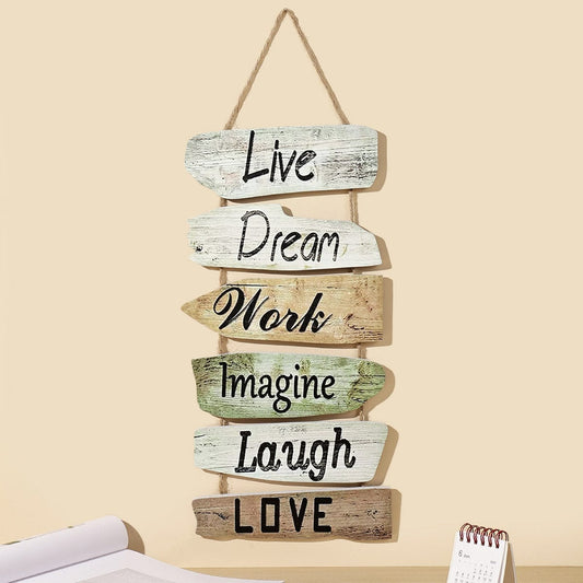 1 Stück, Warm und Inspirierend Holzschild zur Wohnkultur und Geschenke - Perfekt für Feiertage und Geburtstage