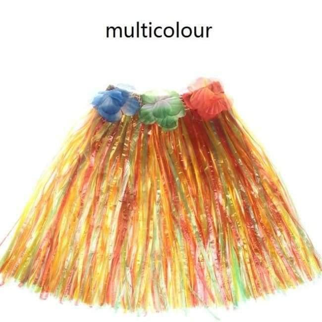 5PCS/Set Plastikfasern Frauen Grasröcke Hula-Rock Hawaiian Kostüme 30CM/40CM/60CM Damen Ankleiden Festliche & Partybedarf