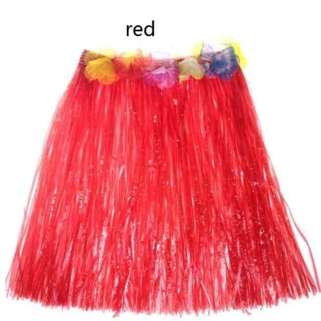 5PCS/Set Plastikfasern Frauen Grasröcke Hula-Rock Hawaiian Kostüme 30CM/40CM/60CM Damen Ankleiden Festliche & Partybedarf