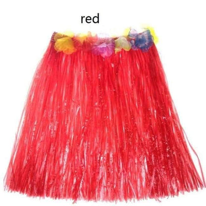 5PCS/Set Plastikfasern Frauen Grasröcke Hula-Rock Hawaiian Kostüme 30CM/40CM/60CM Damen Ankleiden Festliche & Partybedarf