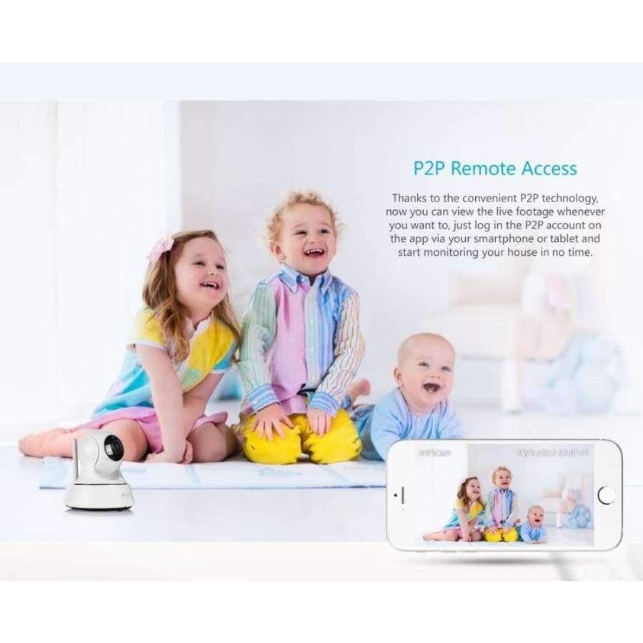 SANNCE Wifi IP Camera HD 720P Wireless 1MP Smart CCTV Security Camera P2P Network Baby Monitor Home Protection Mobile Remote Camera