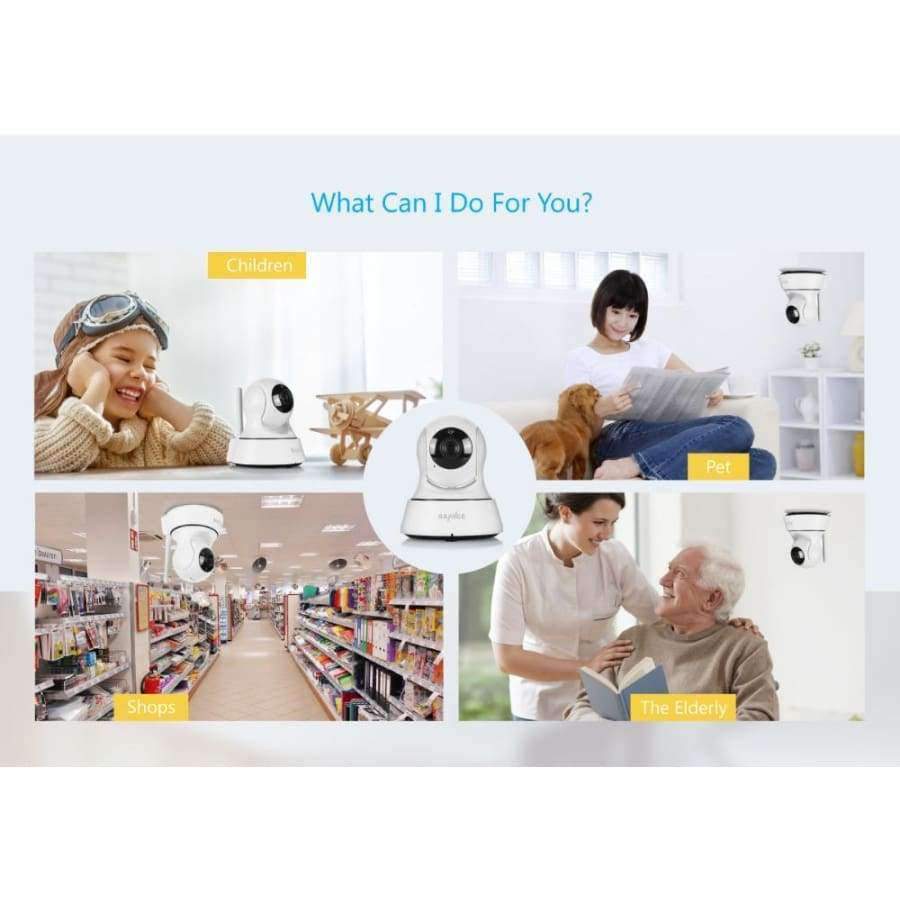 SANNCE Wifi IP Camera HD 720P Wireless 1MP Smart CCTV Security Camera P2P Network Baby Monitor Home Protection Mobile Remote Camera