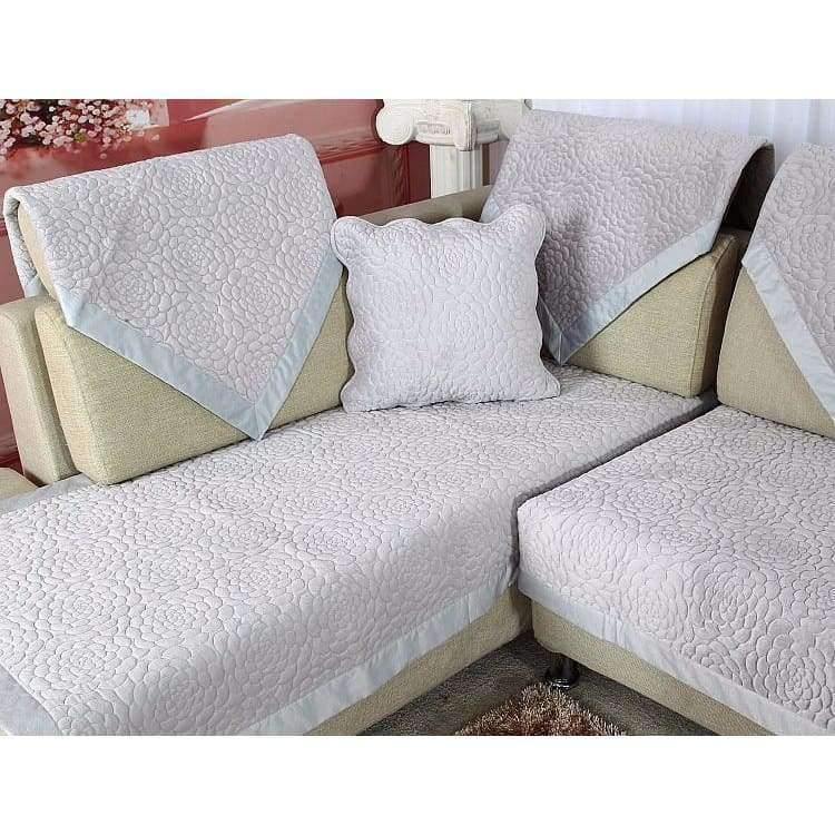 1 Stück Sofa Bezug Handtuch Fleece Stoff Anti-Milben modernes Sofa Handtuch Überzug Sitz Couch Bezug für Wohnzimmer Home Dekoration rutschfest