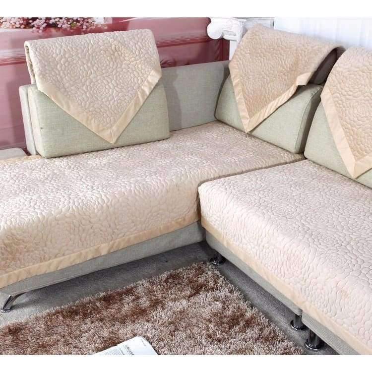 1 Stück Sofa Bezug Handtuch Fleece Stoff Anti-Milben modernes Sofa Handtuch Überzug Sitz Couch Bezug für Wohnzimmer Home Dekoration rutschfest