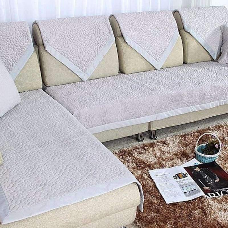 1 Stück Sofa Bezug Handtuch Fleece Stoff Anti-Milben modernes Sofa Handtuch Überzug Sitz Couch Bezug für Wohnzimmer Home Dekoration rutschfest