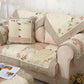1 Stück Winter Sofa Bezug Baumwolle Grün Floral Gedruckt Hand Patchwork Steppdecke Sofa Matte Rutschfestes Zuhause Sofa Handtuch Heimtextilien