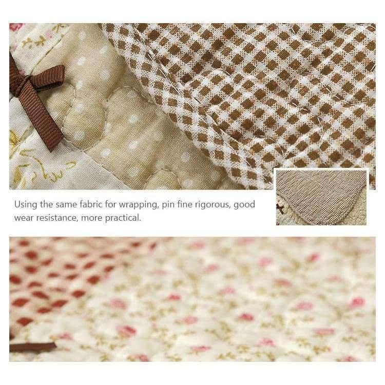 1 Stück Winter Sofa Bezug Baumwolle Grün Floral Gedruckt Hand Patchwork Steppdecke Sofa Matte Rutschfestes Zuhause Sofa Handtuch Heimtextilien