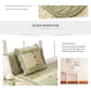 1 Stück Winter Sofa Bezug Baumwolle Grün Floral Gedruckt Hand Patchwork Steppdecke Sofa Matte Rutschfestes Zuhause Sofa Handtuch Heimtextilien