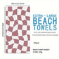 1 Stück individuell gestaltetes Strandtuch, saugfähiges Strandtuch, großes Sommer-Strandtuch, Geschenk für Strand-Pool-Party, Strand-Essentials