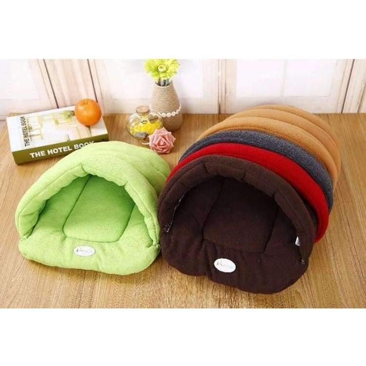 Haustier Katzenbett Kleiner Hund Welpen Unterkunft Sofa Polar Fleece Material Bett Haustiermatte Katzenhaus Katzen Schlafsack Warmes Nest Hochwertig