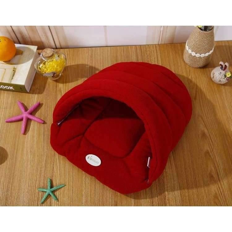 Haustier Katzenbett Kleiner Hund Welpen Unterkunft Sofa Polar Fleece Material Bett Haustiermatte Katzenhaus Katzen Schlafsack Warmes Nest Hochwertig