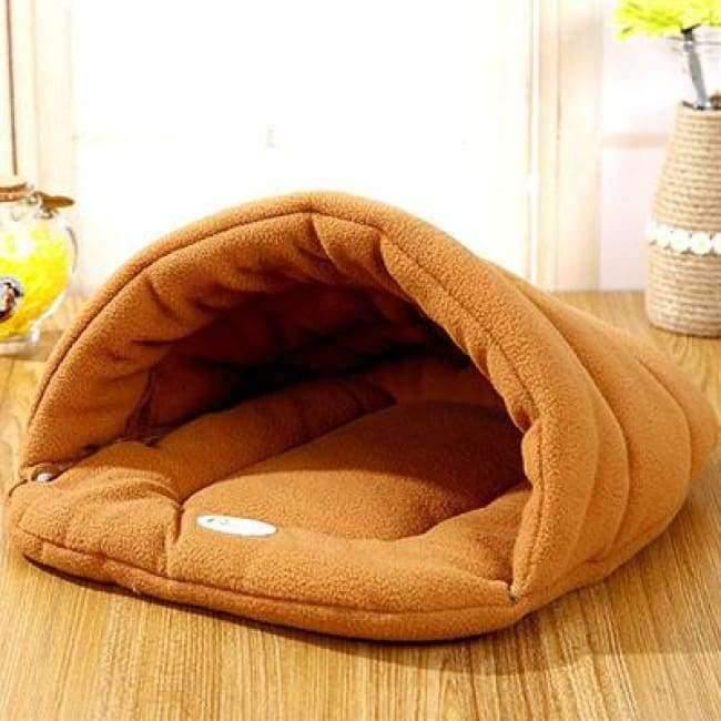 Haustier Katzenbett Kleiner Hund Welpen Unterkunft Sofa Polar Fleece Material Bett Haustiermatte Katzenhaus Katzen Schlafsack Warmes Nest Hochwertig