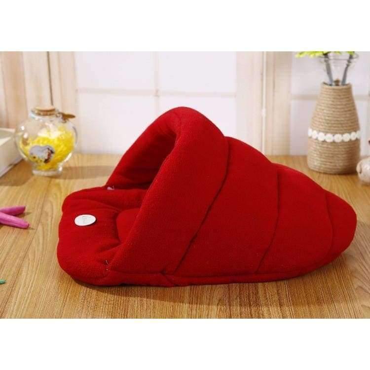 Haustier Katzenbett Kleiner Hund Welpen Unterkunft Sofa Polar Fleece Material Bett Haustiermatte Katzenhaus Katzen Schlafsack Warmes Nest Hochwertig