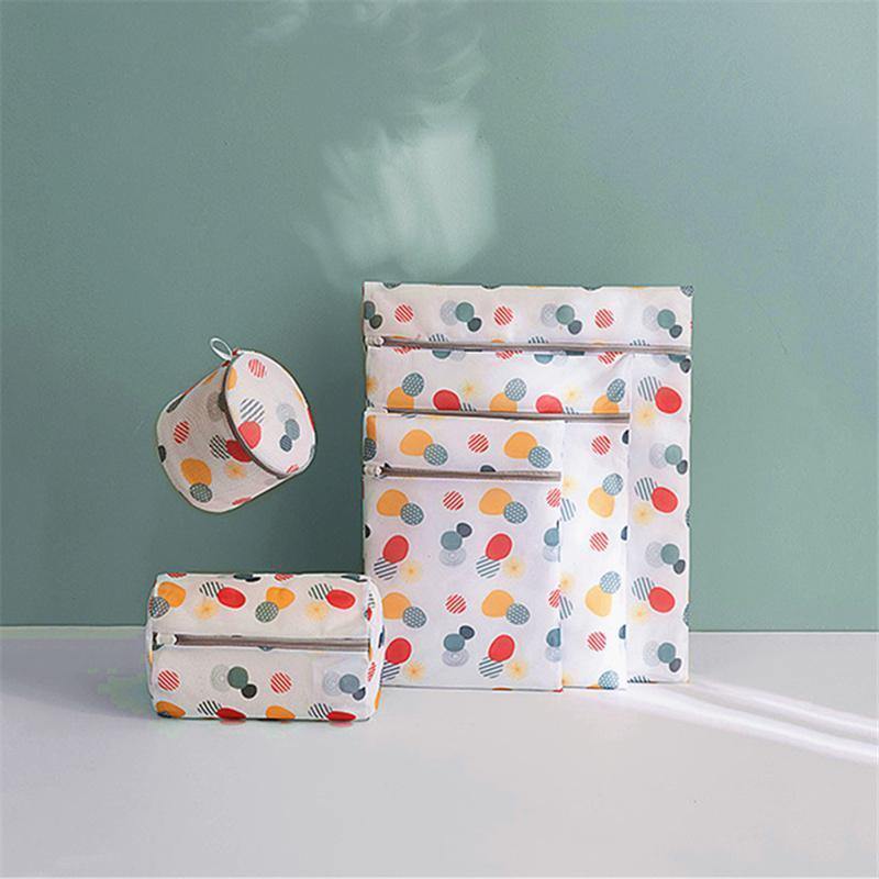 1 Set Mesh Waschmaschine Wäschebeutel mit mehreren Stilen zum Waschen von Kleidung Faltbare Unterwäsche BH Socken Wäschewaschbeutel Set