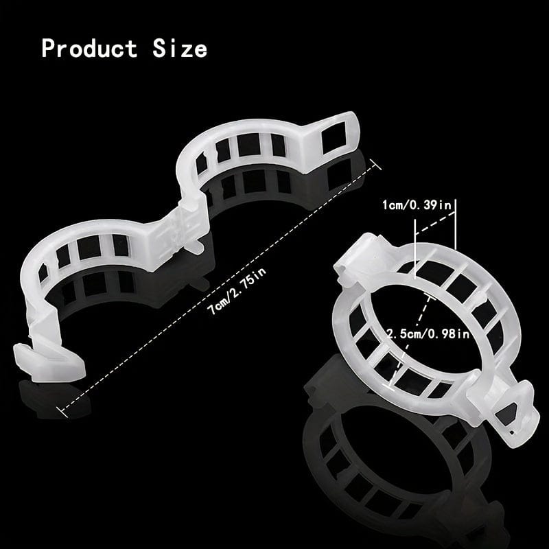 10/100Stk, Kunststoff Stand Pflanzenstand Clip Gartenclip, Tomaten Trauben Clip, Tomaten Stand Clip, Trauben Gemüse Tomaten wachsen aufrecht, um Pflanzen gesünder zu machen