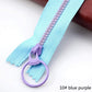 10 pieces Meetee 15-40 cm 3# closed ends resin zipper pull ring zipper slider head for sewing bags wallet purse fabric accessories crafts
