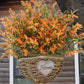 10 Bündel Künstliche Lavendelblumen Außen UV-beständige Fake Blumen Kein Verblassen Falsche Plastikpflanzen Garten Veranda Fensterbank Dekoration Innen Außen Hängender Pflanzer Zuhause Küche Büro Hochzeit Garten Dekor