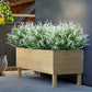 10 Bündel Künstliche Lavendelblumen Außen UV-beständige Fake Blumen Kein Verblassen Falsche Plastikpflanzen Garten Veranda Fensterbank Dekoration Innen Außen Hängender Pflanzer Zuhause Küche Büro Hochzeit Garten Dekor