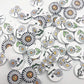 50/100 pieces mixed style wooden buttons suitable for sewing scrapbooking decoration 20mm W477