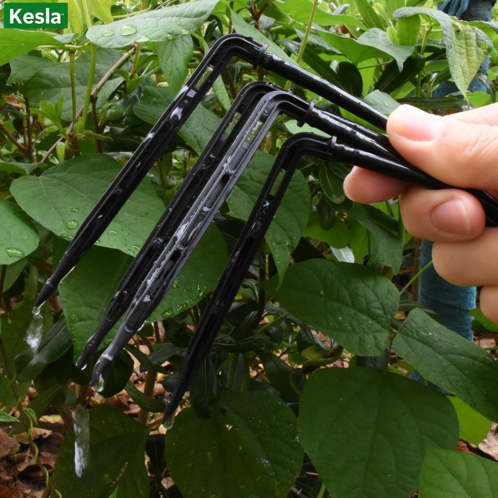 50PCS Bogenpfeil Tropfer Mikro-Tropfbewässerung Kit Emitter für 3/5mm Schlauch Gartenbewässerung sparen Mikro-Tropfer Gewächshaus