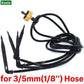 50PCS Bogenpfeil Tropfer Mikro-Tropfbewässerung Kit Emitter für 3/5mm Schlauch Gartenbewässerung sparen Mikro-Tropfer Gewächshaus