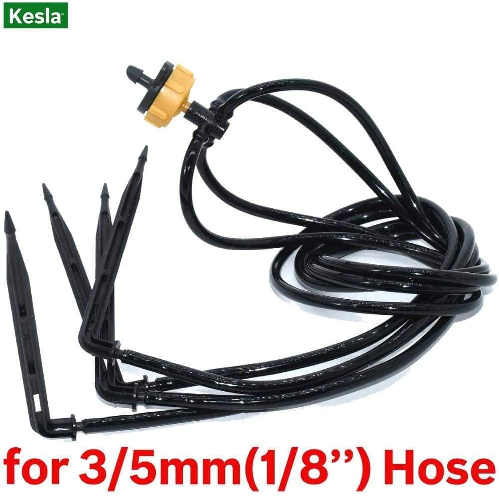 50PCS Bogenpfeil Tropfer Mikro-Tropfbewässerung Kit Emitter für 3/5mm Schlauch Gartenbewässerung sparen Mikro-Tropfer Gewächshaus