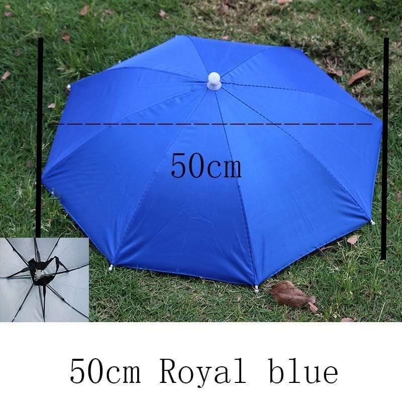 8 Bone 50 CM Anglerkappe Regenschirm Frauen UV Sonnenschein und Regen Regenschirm für Frauen winddicht Kopf Regenschirme Kappen YS0018